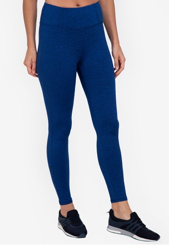 ZALORA ACTIVE blue High Rise 4 Panel Back Detail Tights 85EAAAA6C690A8GS_1