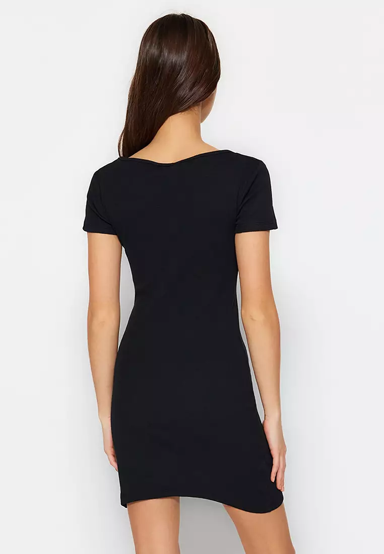 Basic mini dress online