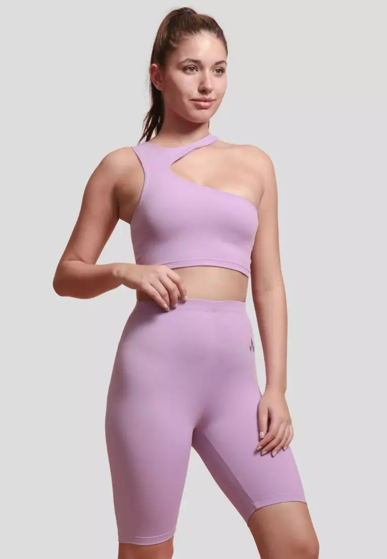 Dani Halter Neck Sports Bra and Biker Shorts Set