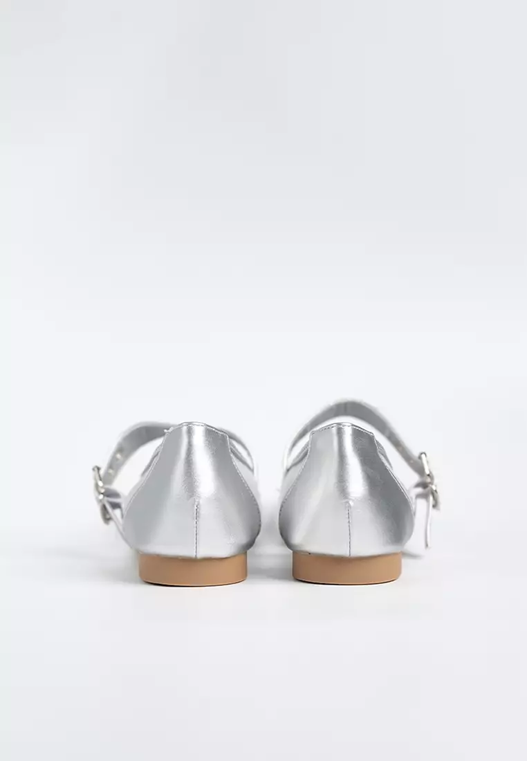 Adelle Mesh Ballerina Flats