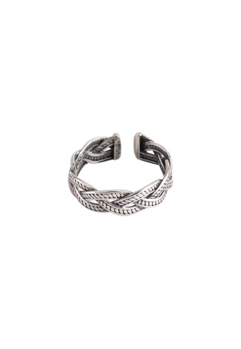 OrBeing white Premium S925 Sliver Twine Ring 12BE3ACEE176DEGS_1