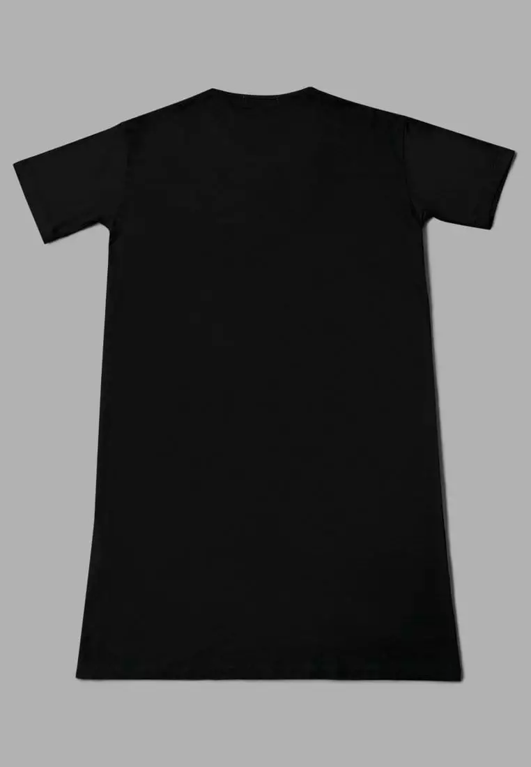 LT748N Md Ladies Katakana thdy blkXS