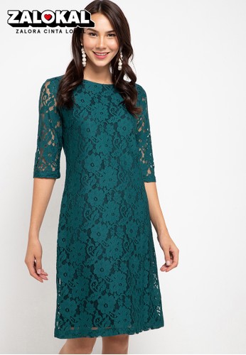 Jual Expand Pricillia Dress Brokat Original Zalora Indonesia