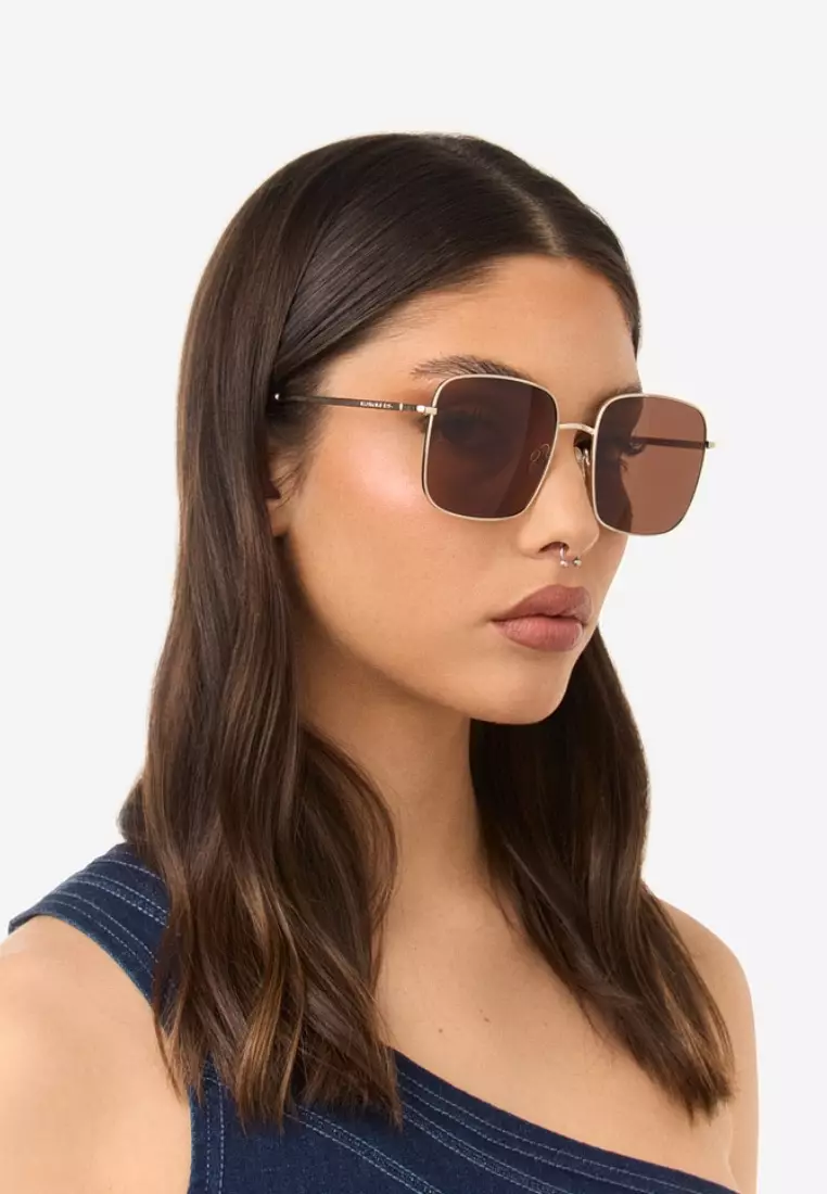 Royal Flush - Polarized Gold Brown Sunglasses for Men and Women, Unisex. Official Product Designed in Spain