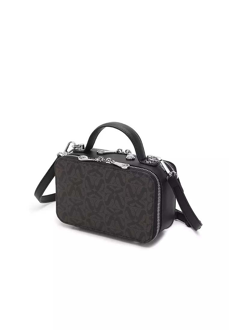 Women's Top Handle Bag / Sling Bag / Crossbody Bag / Shoulder Bag (Tas Tangan Wanita / Tas Selempang Wanita / Tas Bahu Wanita) - Hitam