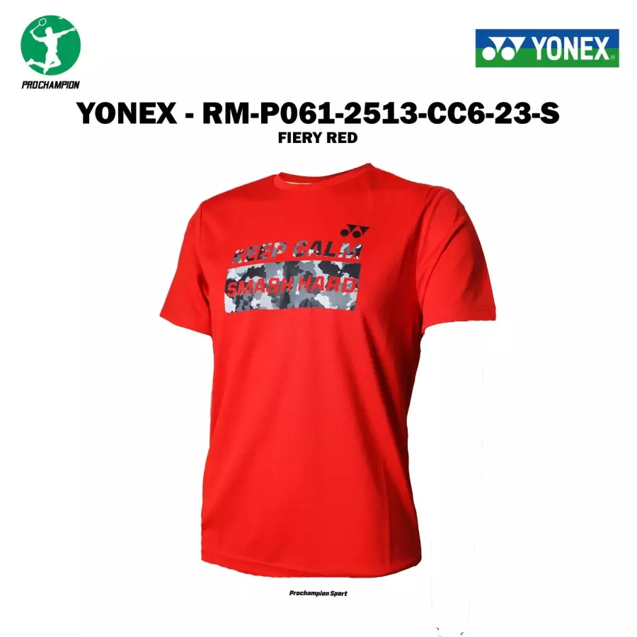 Kaos Jersey Badminton Yonex RM 2513 Comfort Club 6 Feiry Red
