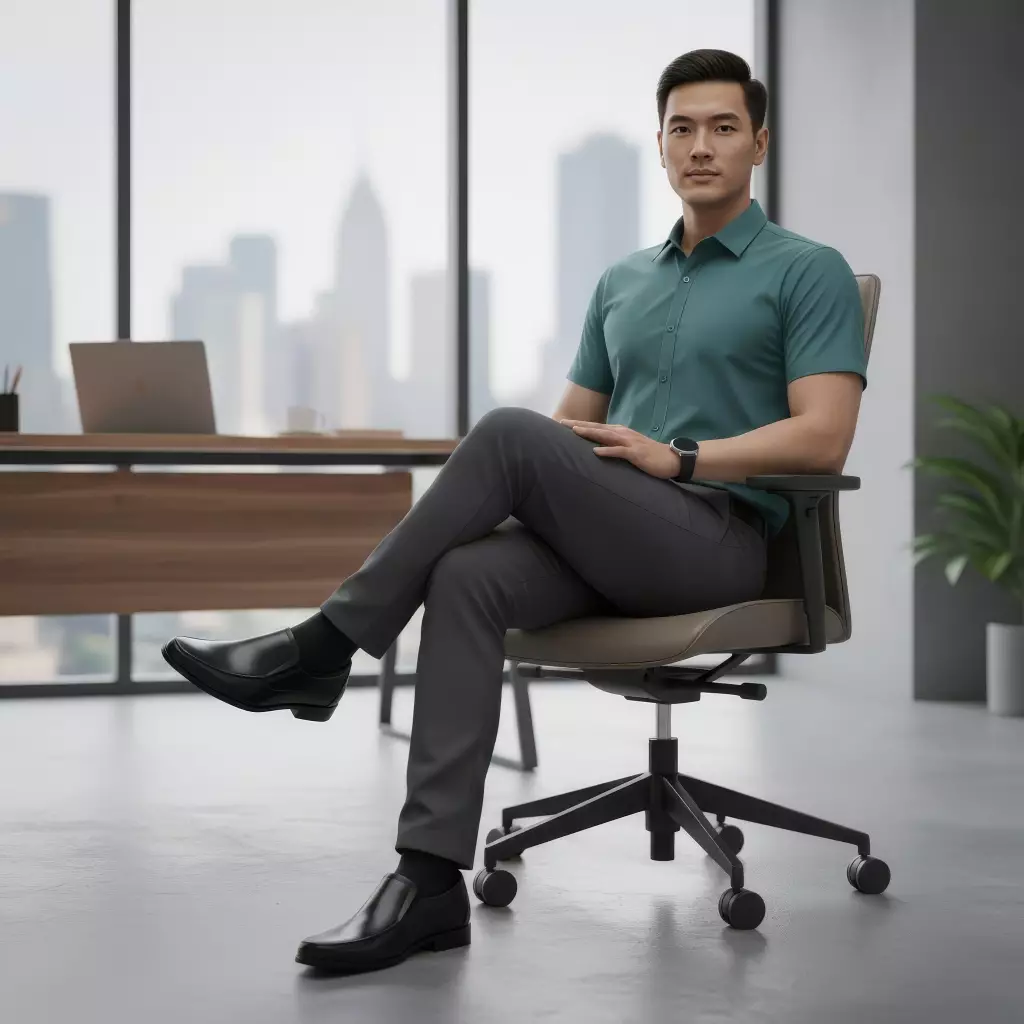 PAULMAY - Sepatu Formal Kerja Pria Venesia 25 - Slip on Black