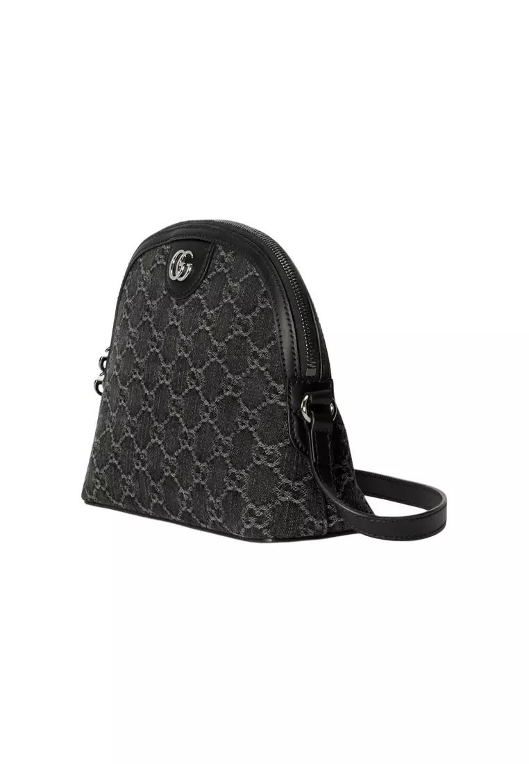 Ophidia Women's Shoulder Bag in Black and Grey 499621 FAC2F