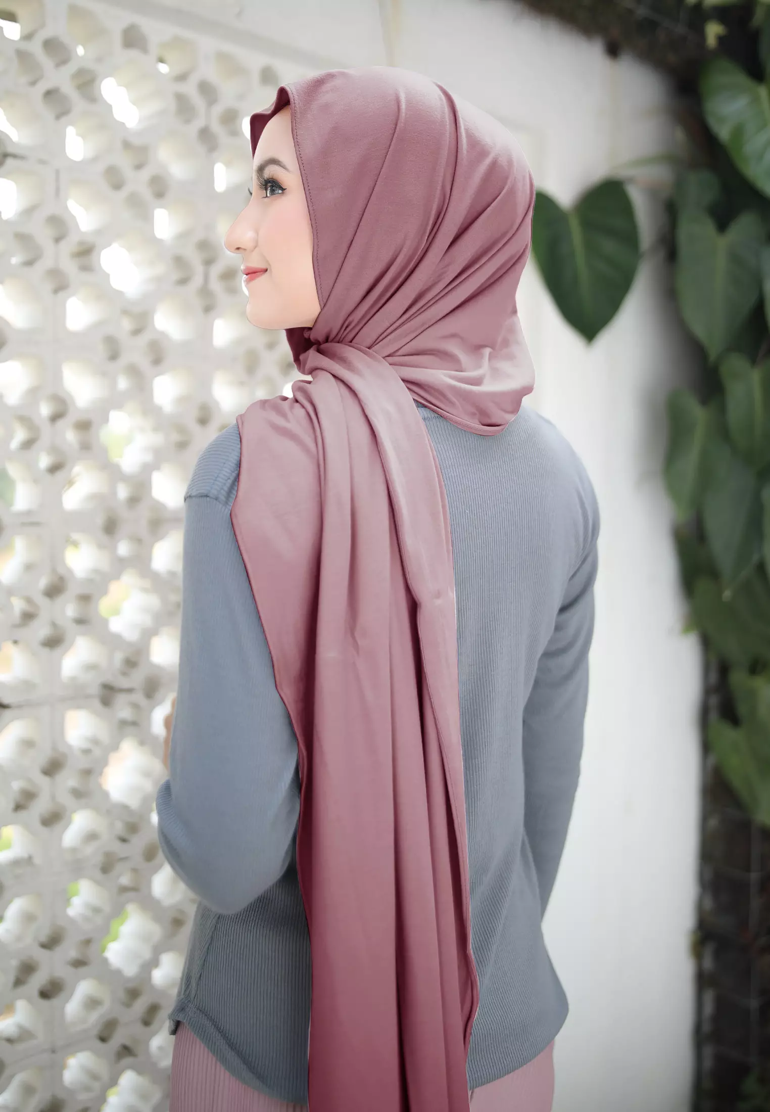 Cotton Bee - Nayma Turkey Shawl | Pashmina Rayon Premium - Purple Jasper