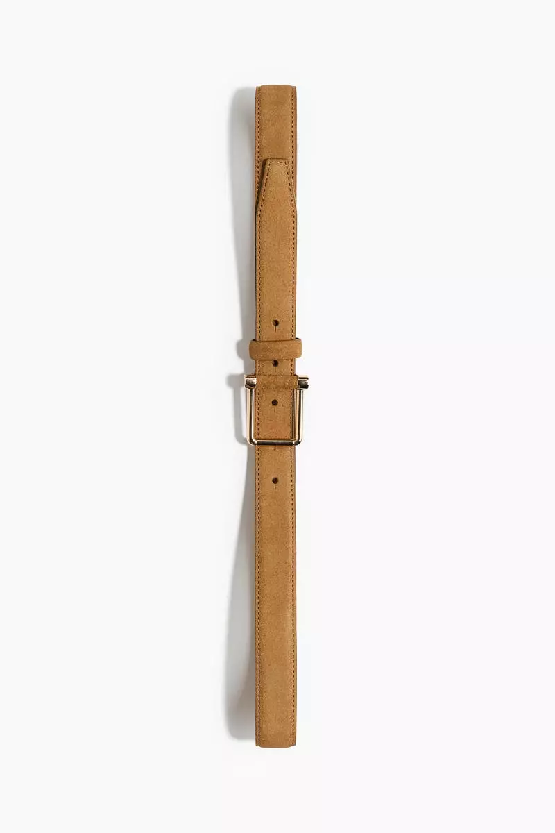 Leather belt
