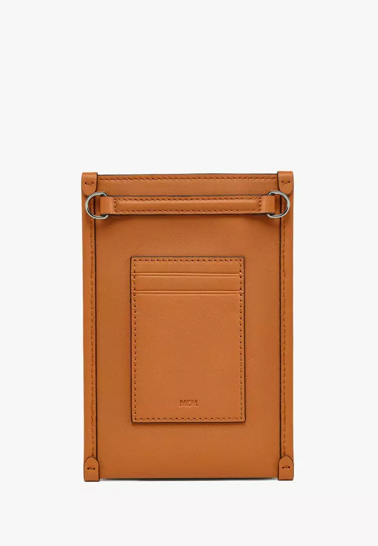 Aren Lanyard Phone Case in Spanish Calf Leather