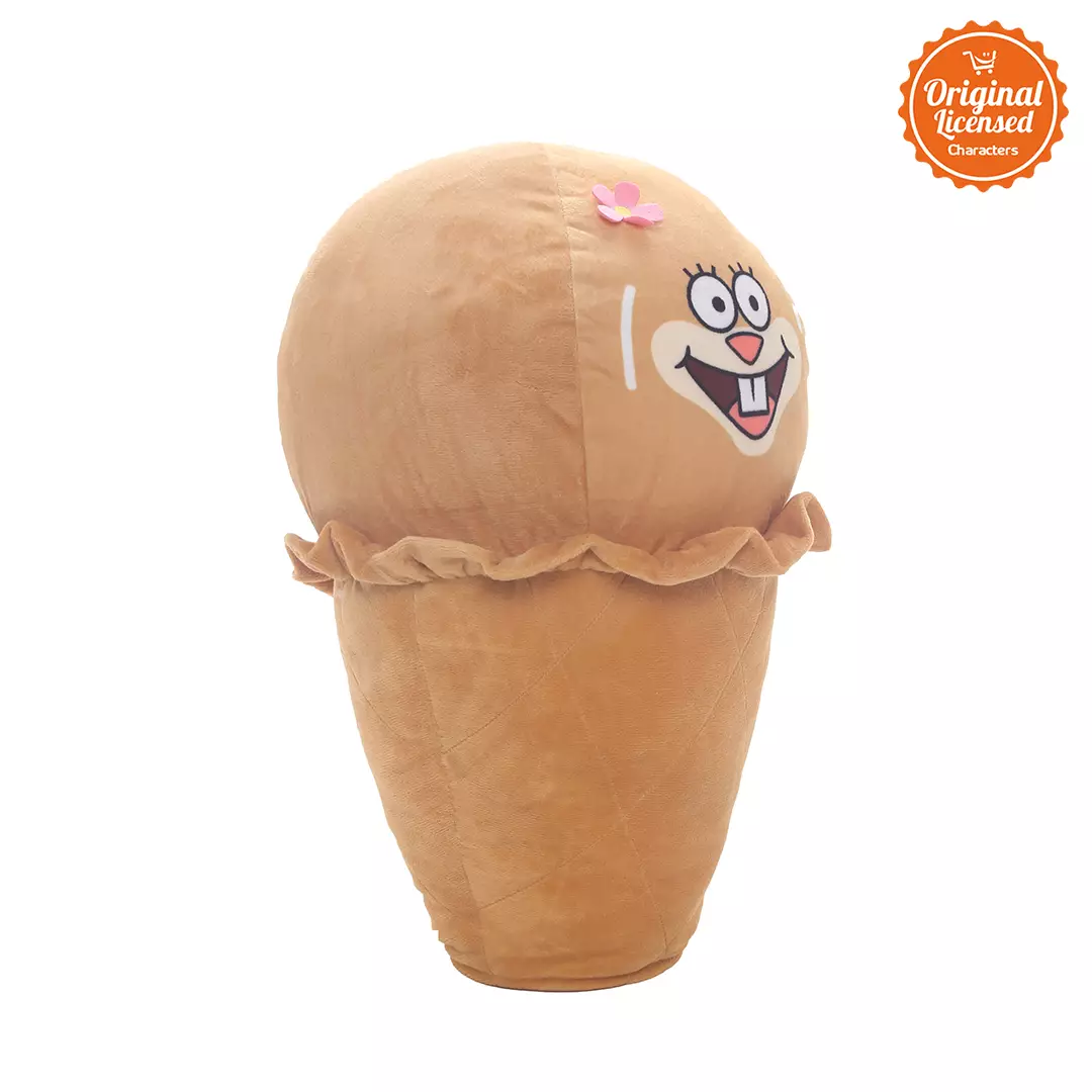 Spongebob Bantal Boneka Ice Cream 1V Sandy L 38x20 cm