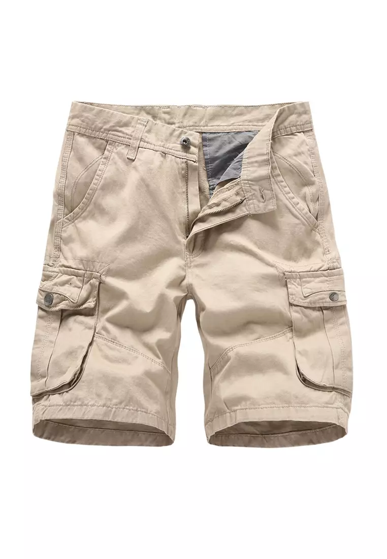 Men's casual online khaki shorts