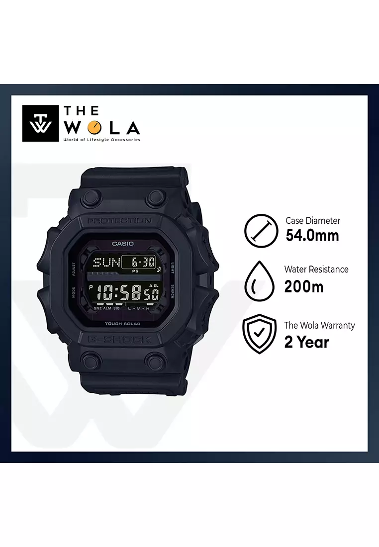 Men Digital Watch GX-56BB-1 Black Resin Strap