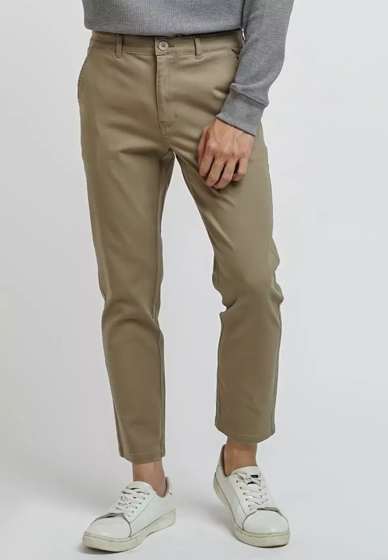 DUST Celana Chinos Hansa Coklat (DM. 3503)