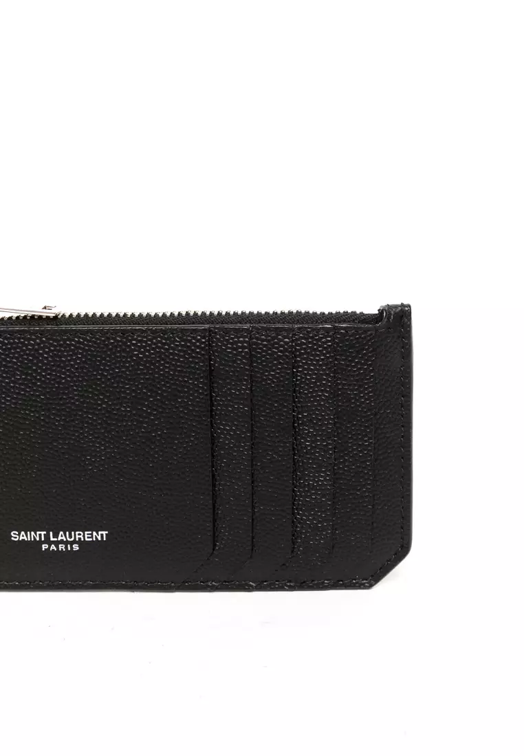 Saint laurent best sale coin card holder