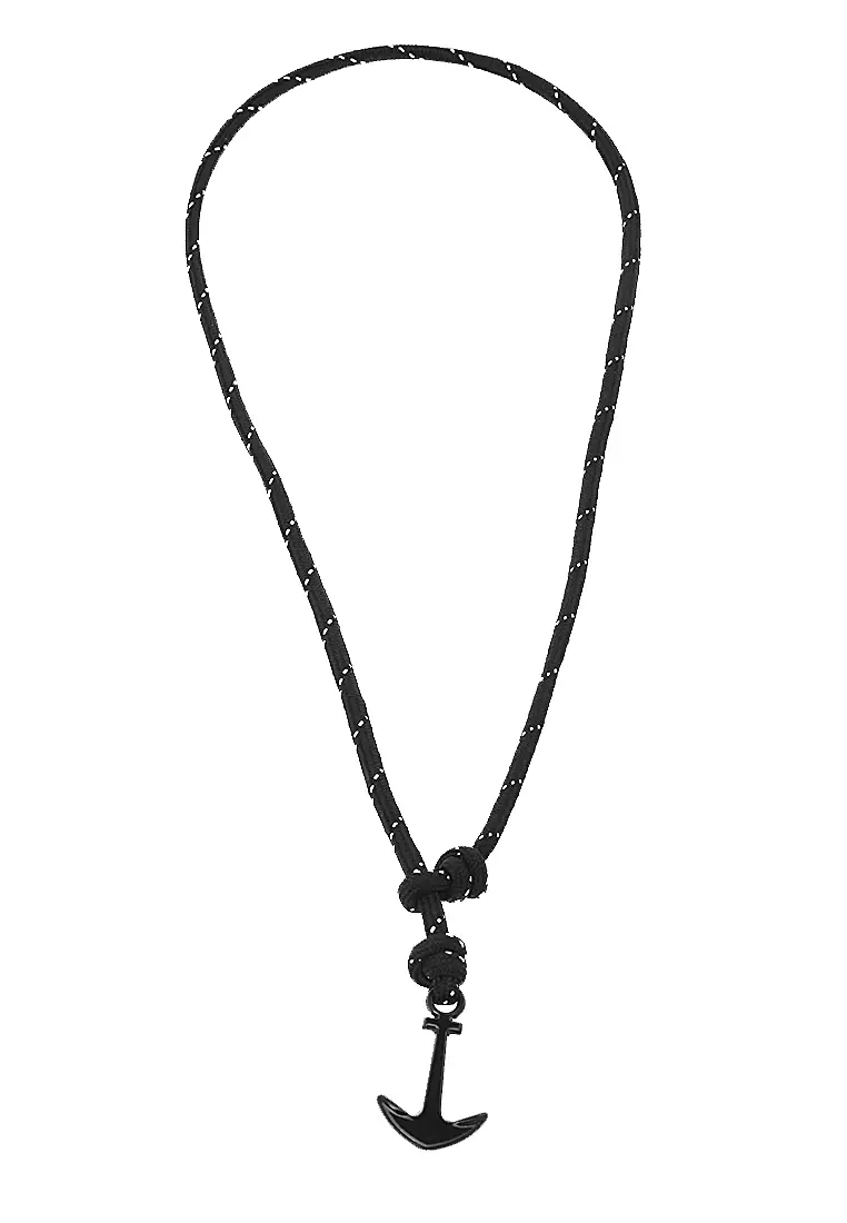 Omrish Gelang Bracelet Pria Motif Pengait Jangkar Premium One Set Material Metal ORIGINAL