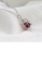 Glamorousky red Sterling Silver Simple Fashion Cage Red Imitation Pearl Pendant with Necklace 30A22AC1AE1A89GS_3