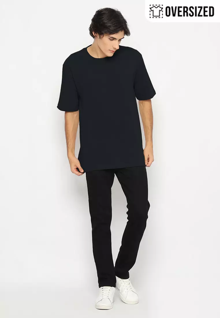 RBJ T-Shirt Cotton Combed Polos Oversized Pria 2079250001