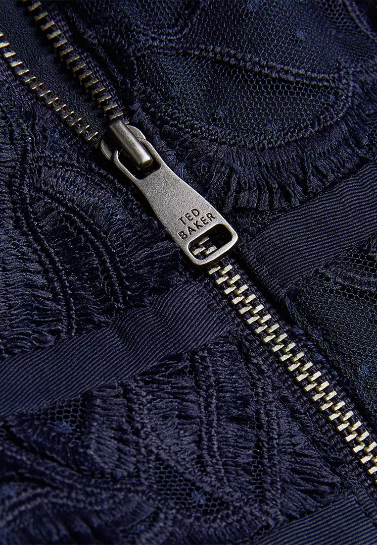 Buy TED BAKER Ted Baker ULLAA Sleeveless Midi Dress With Contrast