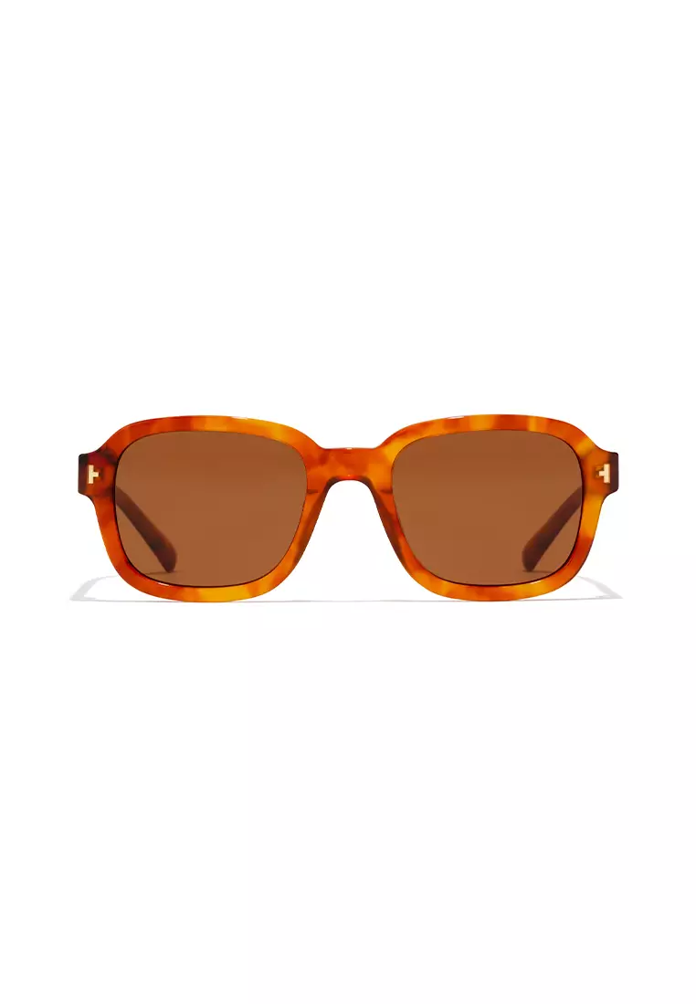 HAWKERS Carey Caramel TWIST Sunglasses for Men and Women, Unisex. UV400 Protection. Official Product designed in Spain