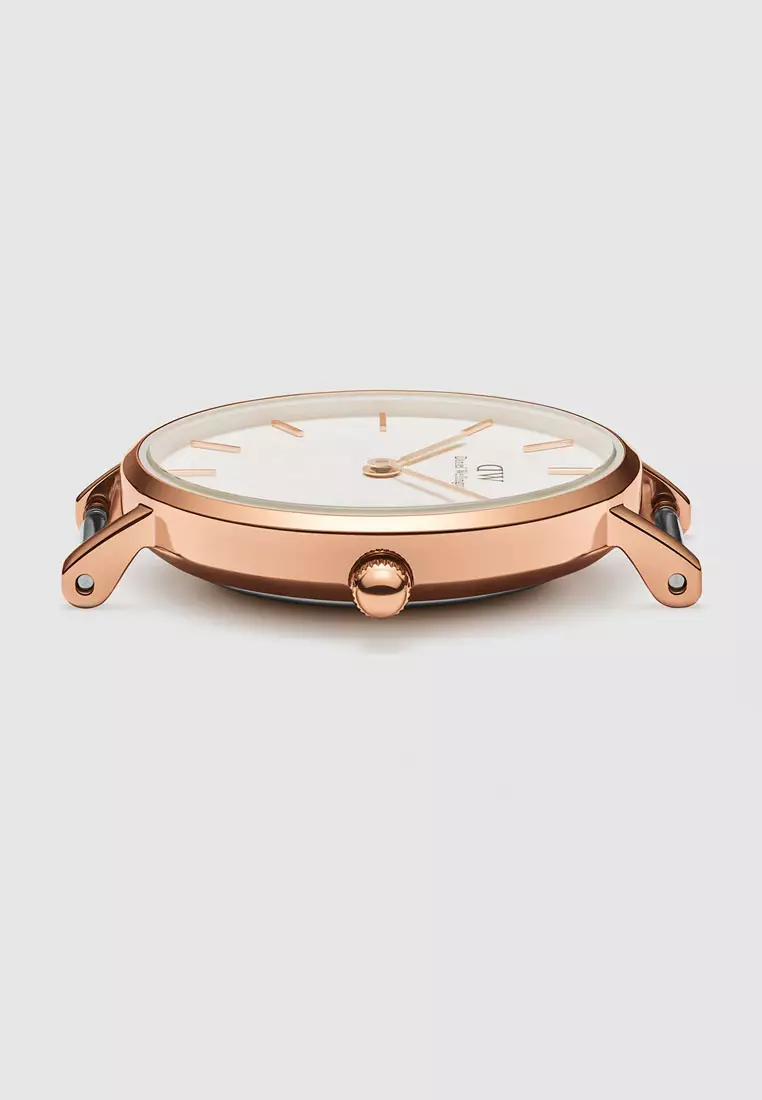 Melrose 36mm Watch White dial Mesh starp Rose Gold jam tangan lelaki jam tangan lelaki Watch for women and men DW