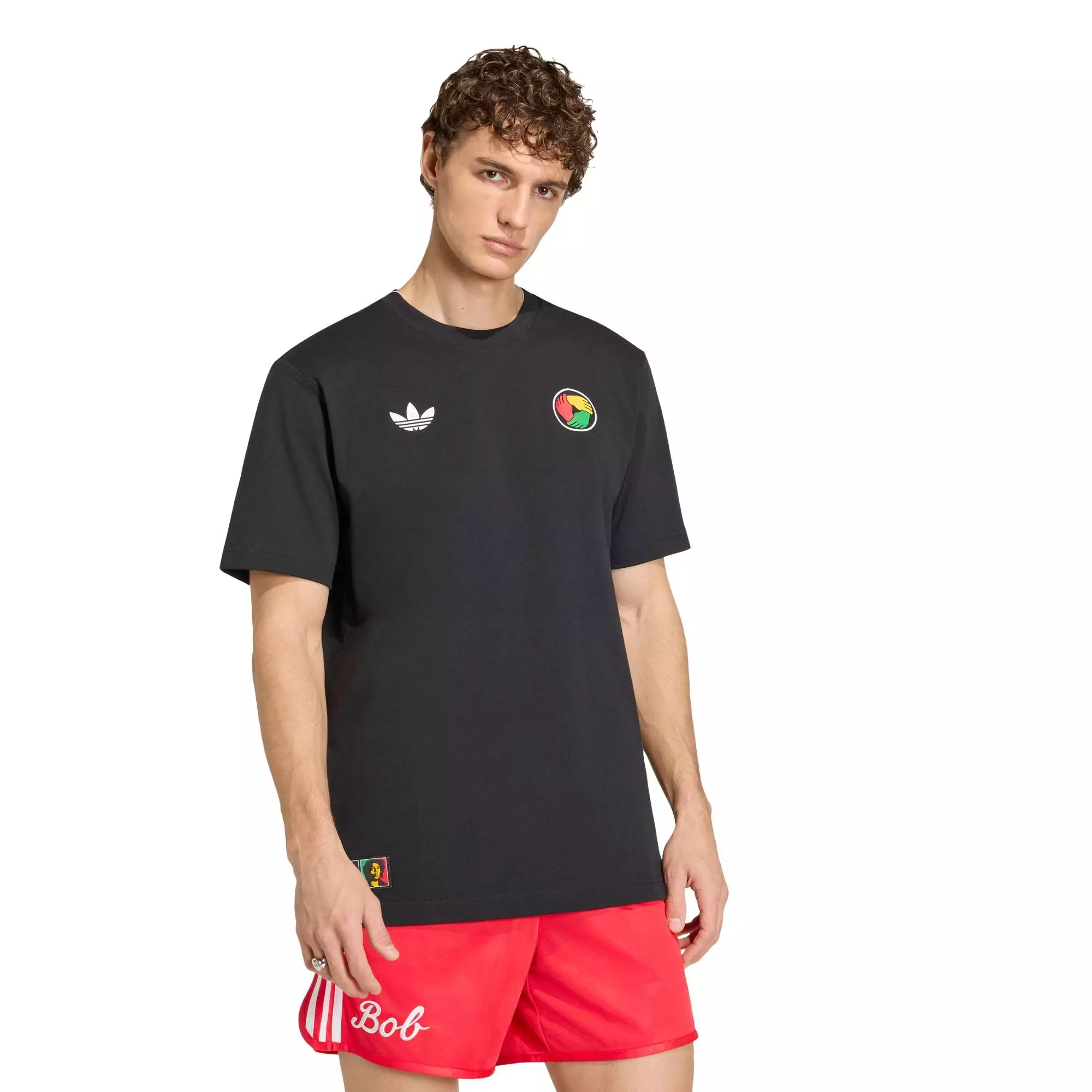 Buy ADIDAS Football Bob Marley Originals T-Shirt Men Black KD2420