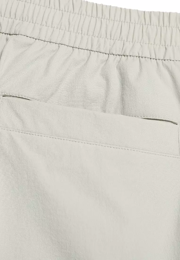 女裝ARCHELON梭織彈性束腳長褲