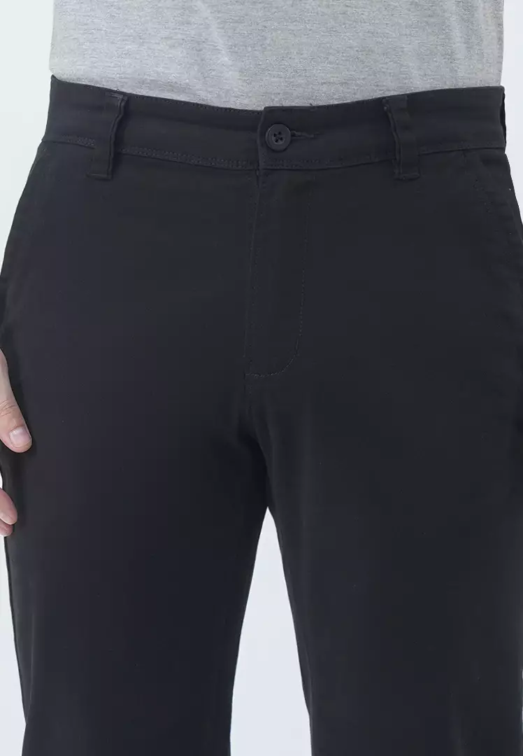 LGS - Celana Chinos - Double Pocket - Regular Fit - Hitam - CCT.502.S040.004.C