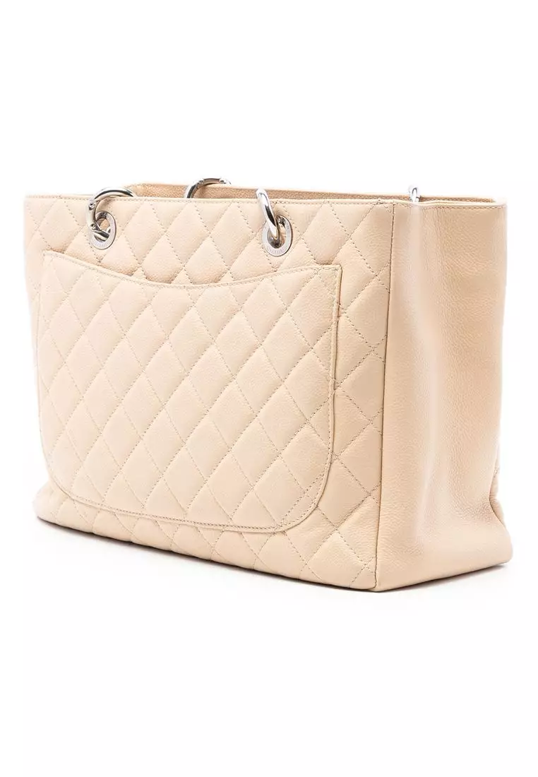 Pre-Loved Chanel Caviar Grand Shopping Tote
