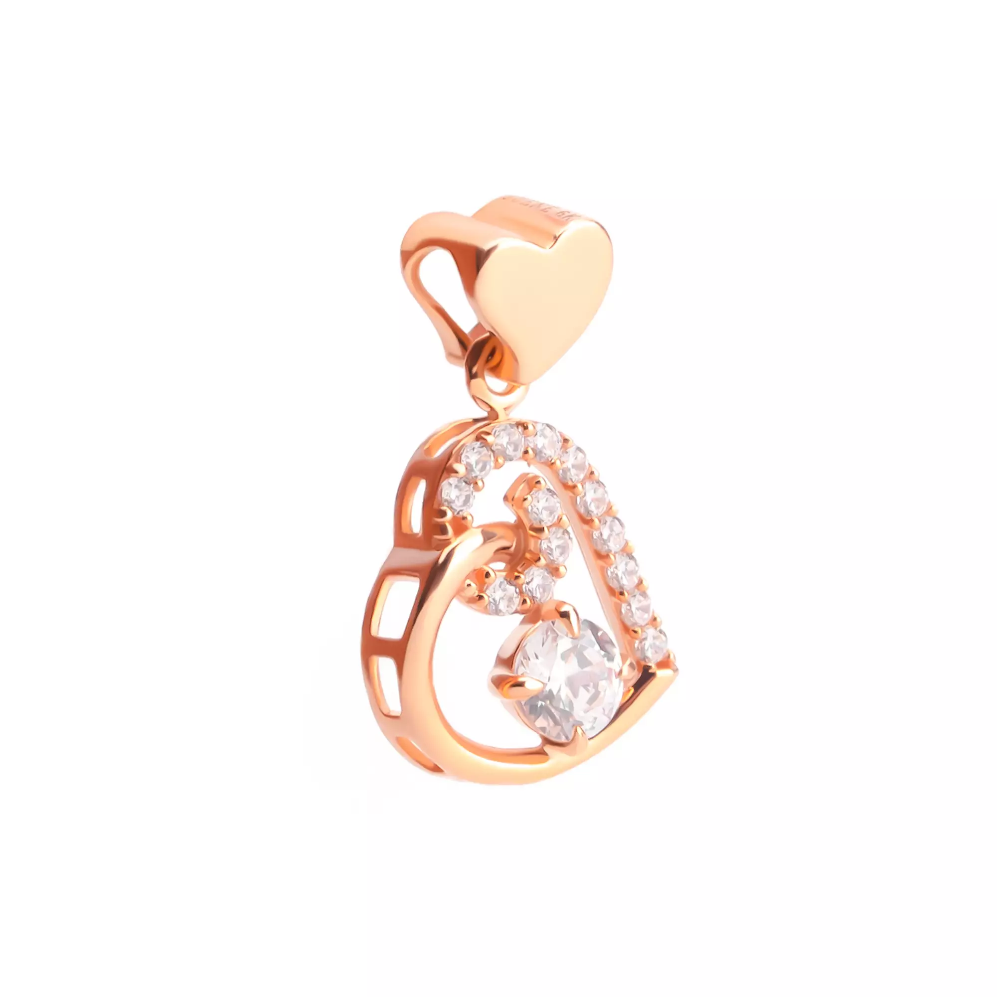 Liontin Emas 7k - Valentina Gold Pendant - Eternal Collection - Juene Jewelry