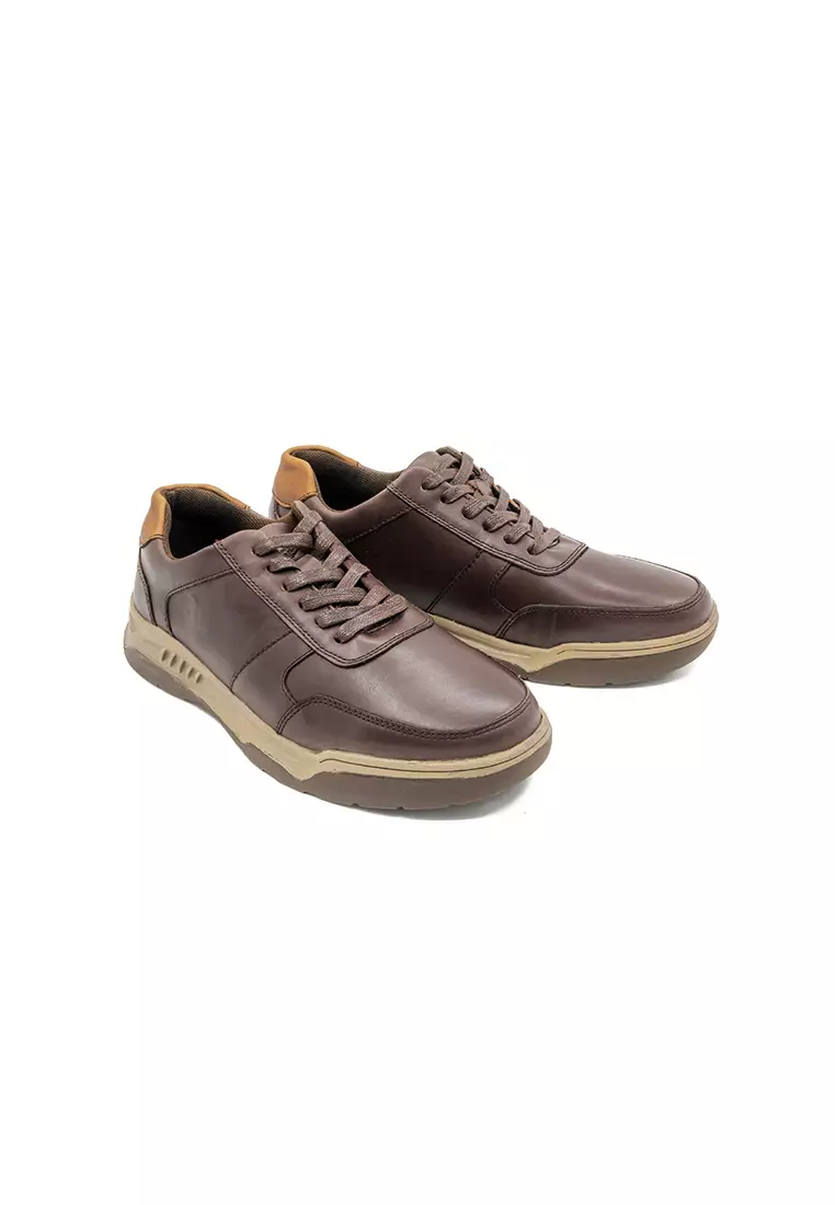 Hush Puppies Men's Shoes Walker Lace Up In Brown
