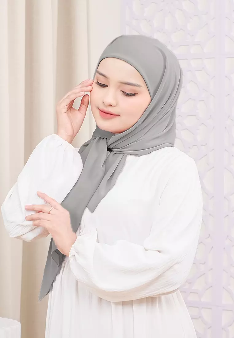 HIJAB INSTAN ALINE - MONKEY GREY