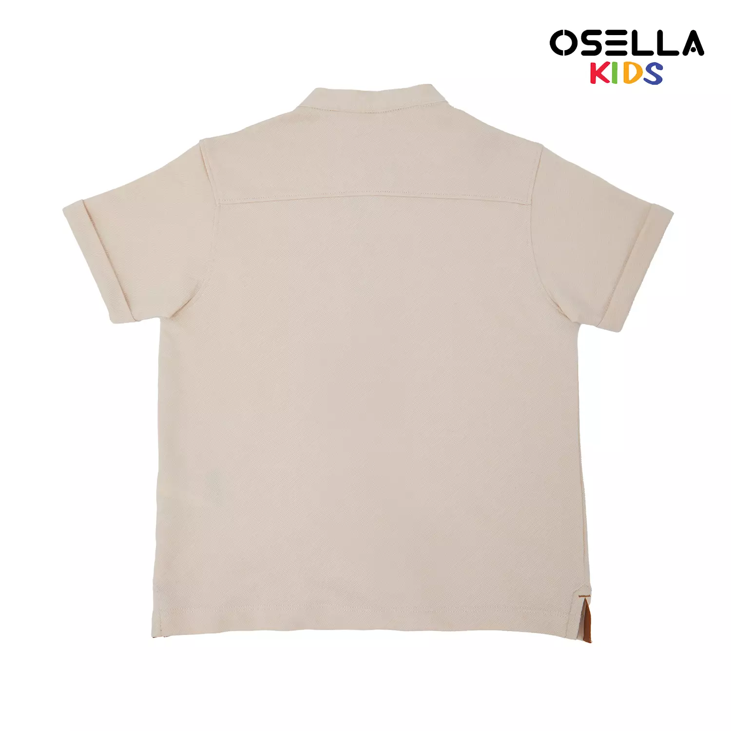 Osella Mason Short Sleeve Shanghai Collar Knit Shirt  2232520738 | Kemeja Anak Laki-Laki Lengan Pendek