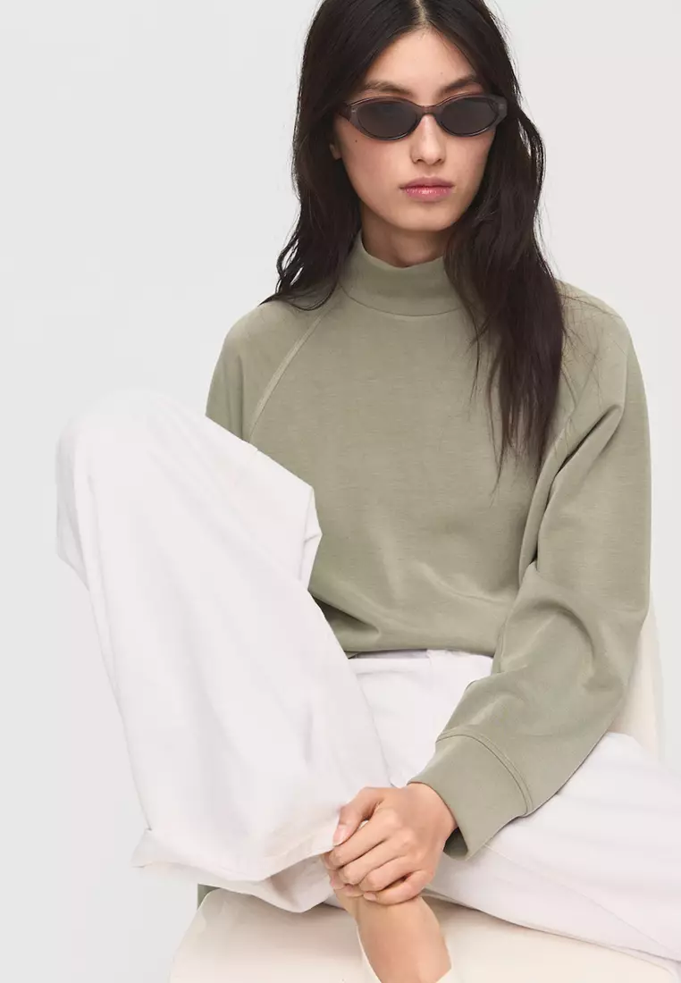 High Collar Sweatshirt