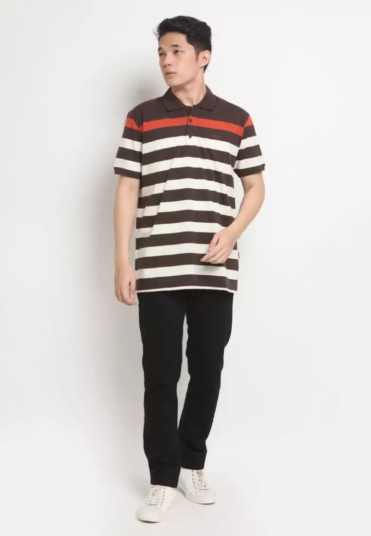 POLICE Polo Shirt Krah Polos Pria 207650011