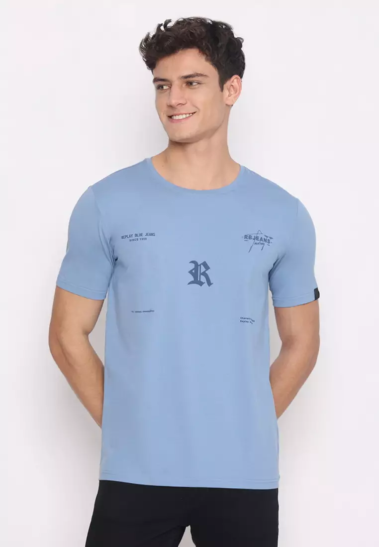 RBJ T-Shirt Cotton Spandex Pria 2562370111