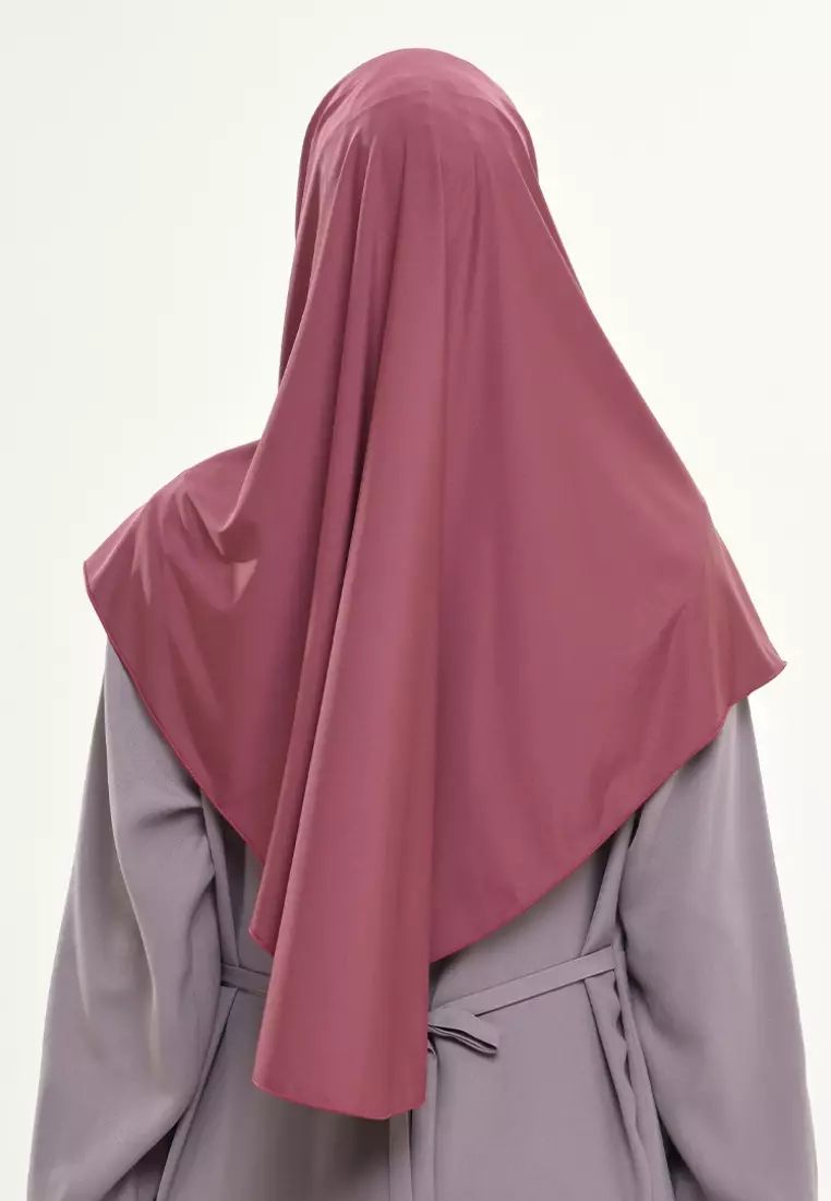 Rabbani - Kerudung Instan Dewasa Lexus Mulberry Red XL