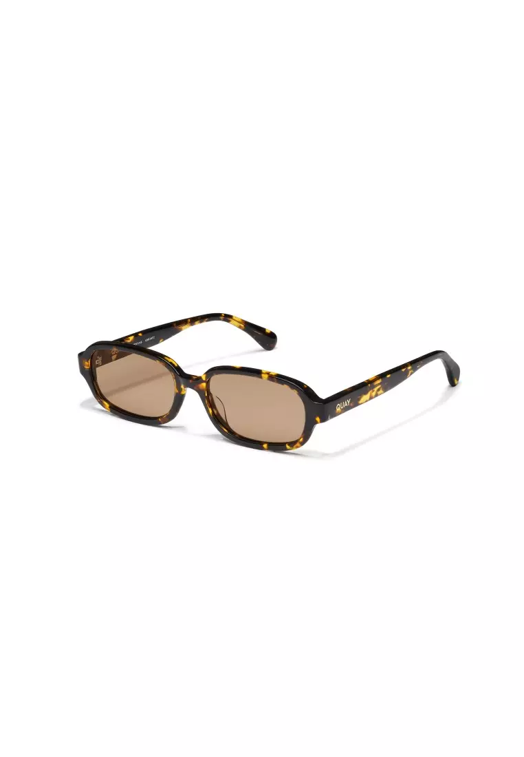 QUAY Could Never Sunglasses - Tort Yellow/Tan