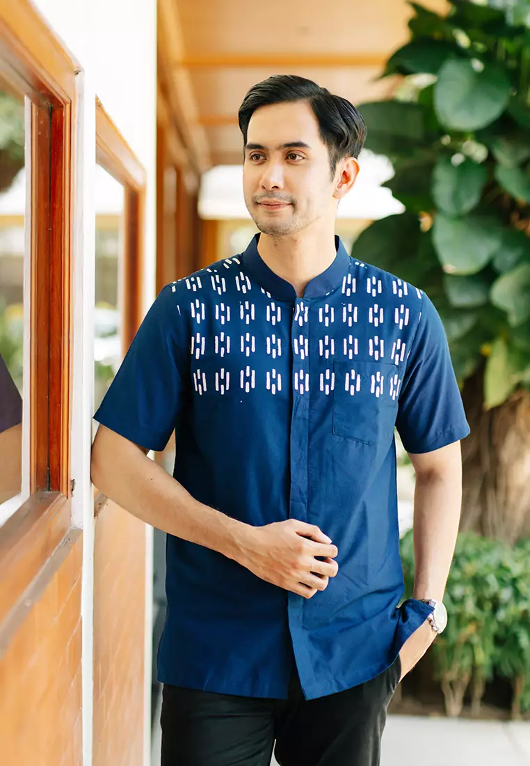 Hadinata Batik Koko Cap Pendek Furing Rayyan