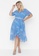 Trendyol blue Plus Size Belted Woven Dress 8DA0BAA0B27180GS_5