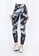 FITWEAR black and white and blue Fitwear - Amber Abstrak Sport Legging - SOFTBLUE SQUARE 9E2EFAA8B11AF6GS_2
