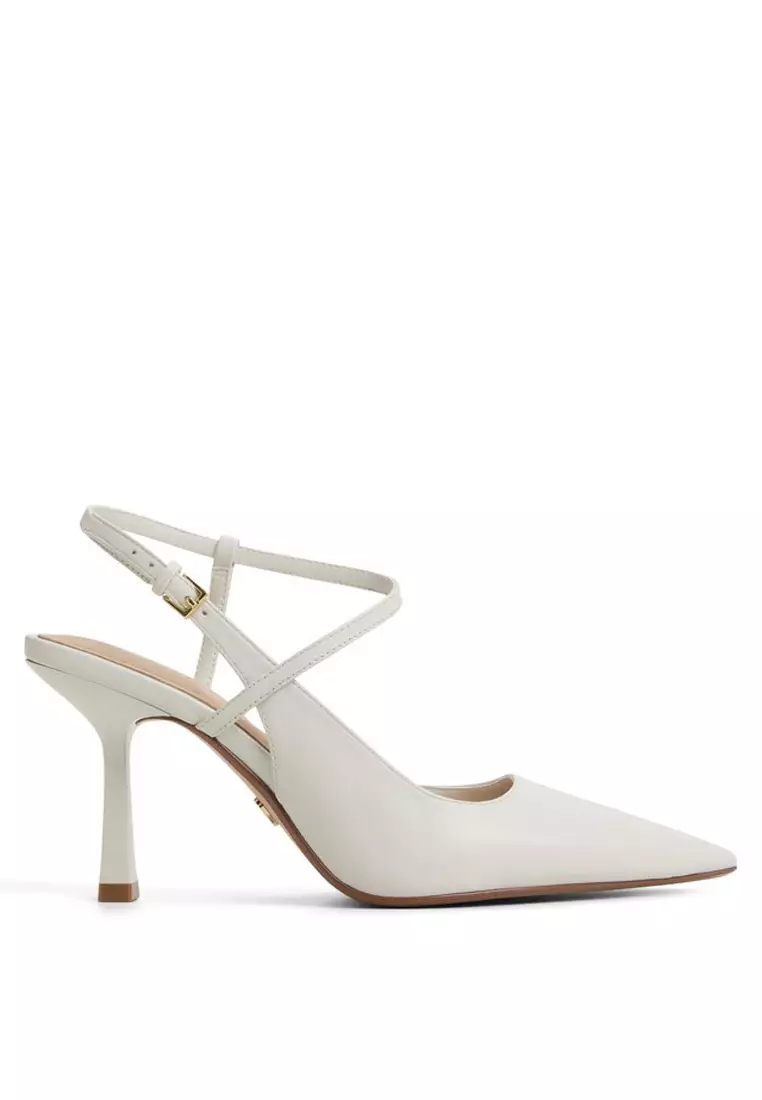 Discount on ALDO  shoes - SKU: Brunette Strappy Slingback Heels