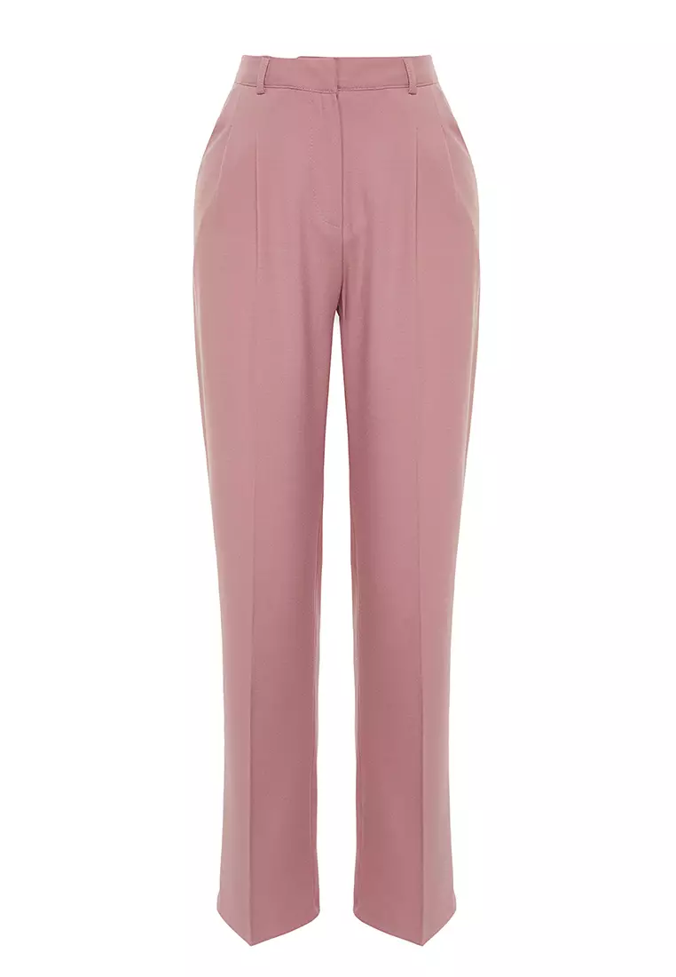 High Waist Wide Leg Trousers