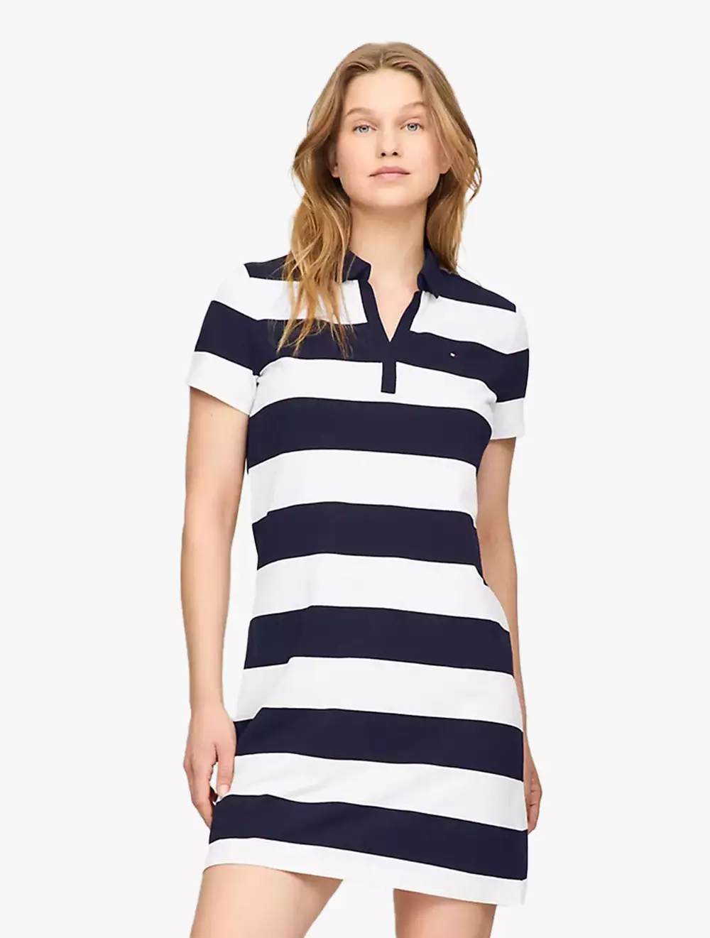 Tommy Hilfiger - Rugby Stripe Polo Dress - Navy - Navy
