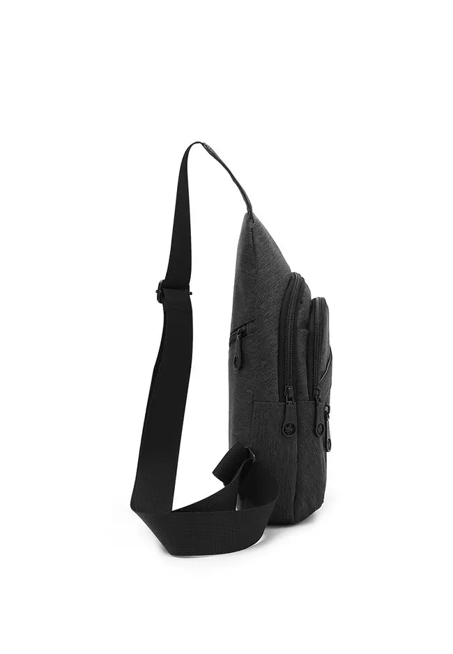 Men's Sling Bag / Chest Bag / Crossbody Bag - Grey