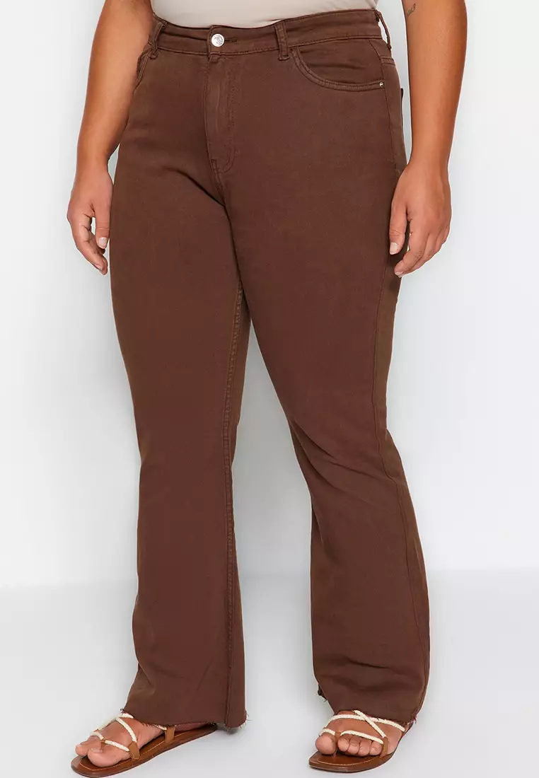 Cut-Out Spanish Fit Denim Jeans