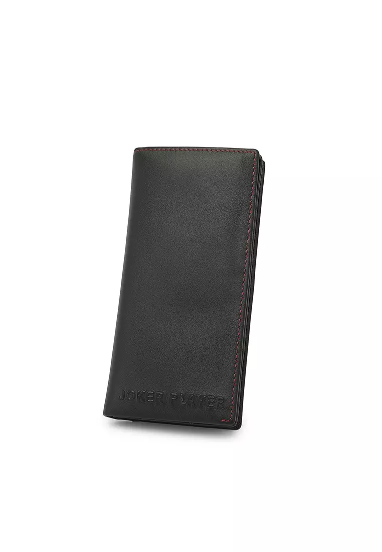 Men's Genuine Leather RFID Blocking Bi Fold Wallet  (Dompet Bi Fold Pria Kulit Genuine RFID Blocking) - Hitam