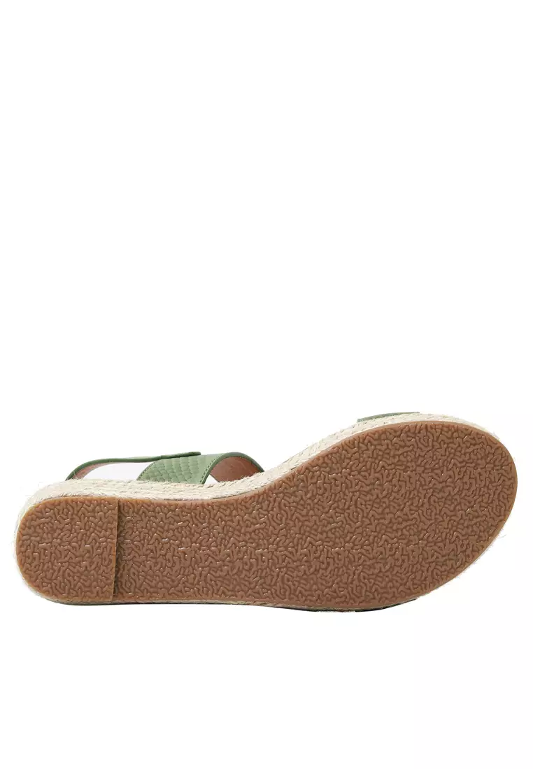 Texture Strap Wedge Espadrilles ALM3035-4