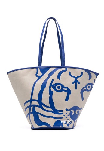 Kenzo blue Kenzo K-Tiger Tote Bag in Electric Blue 24CB5AC5913341GS_1